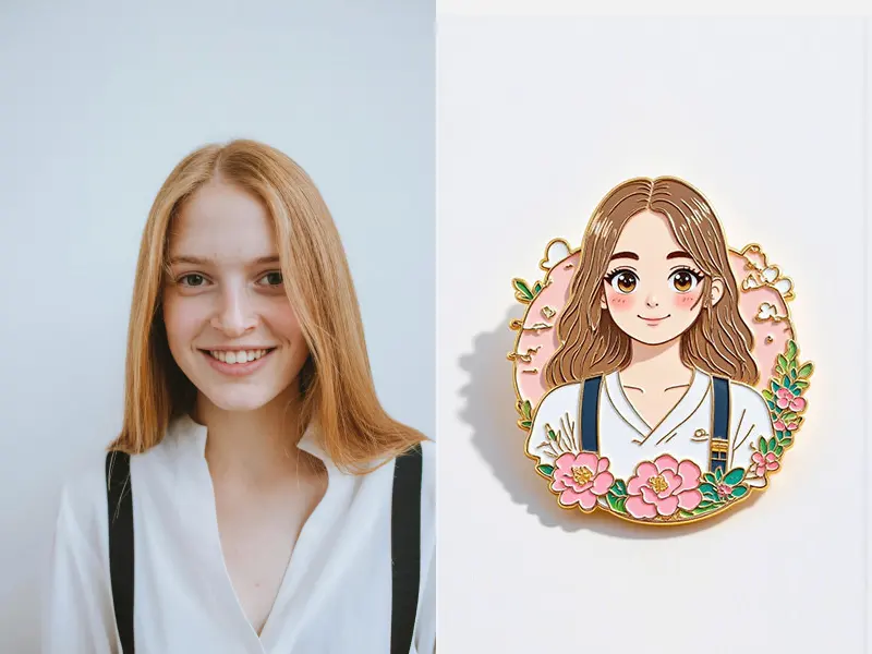 make yourself image into Refrigerator Magnet