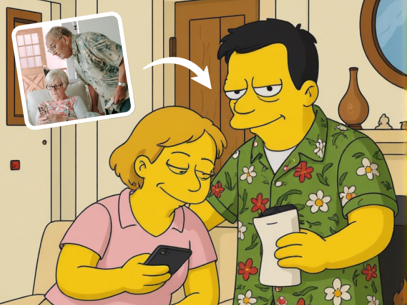 AI Simpsons Character Generator
