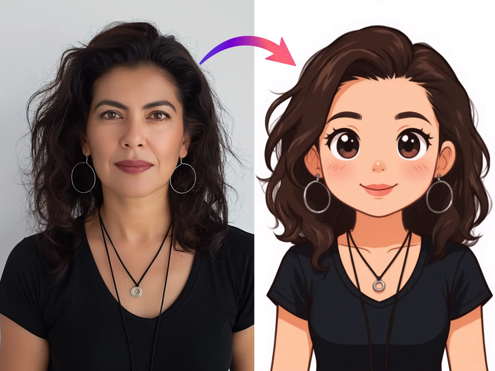 ai turn image to chibi art