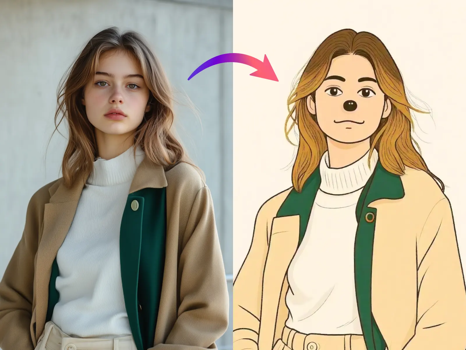 ai generated snoopy style image from picture