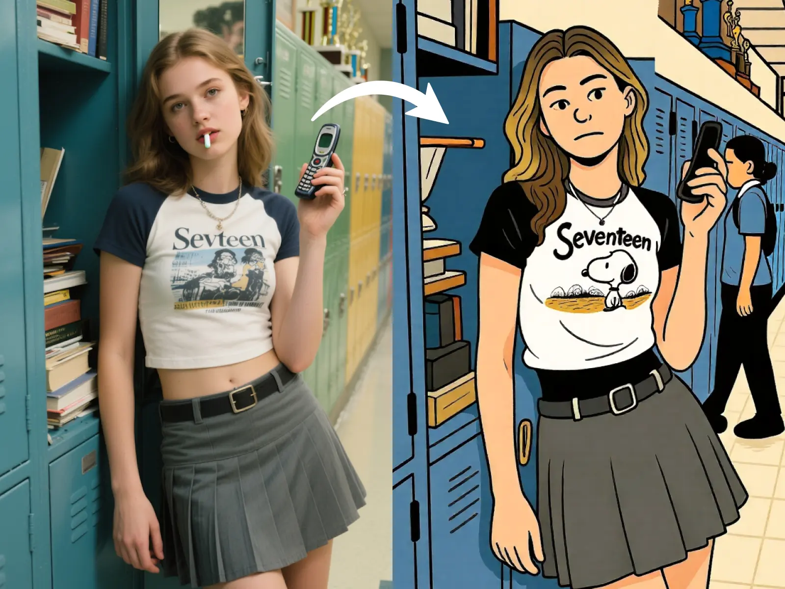 create your own snoopy style image