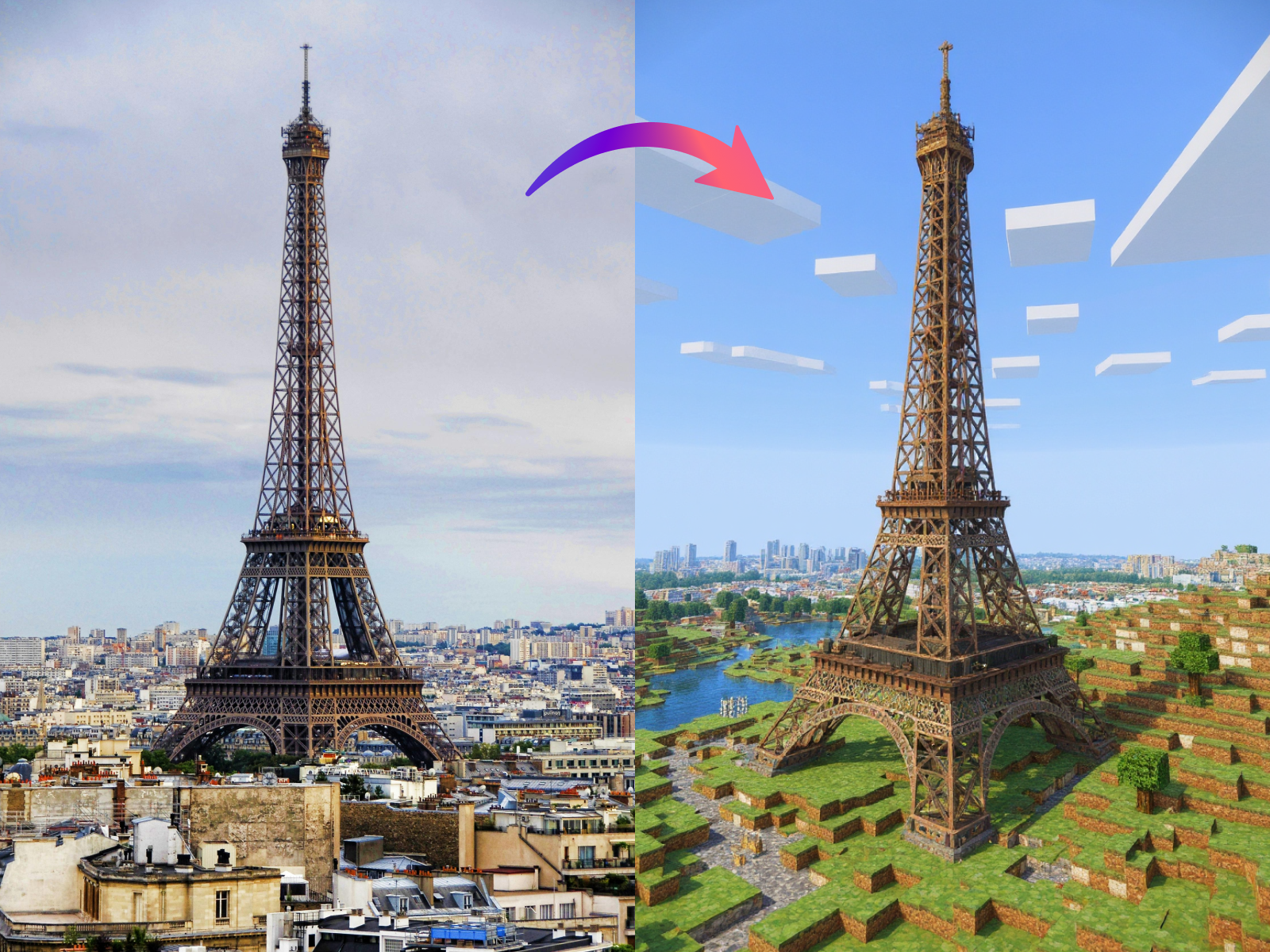 ai generated minecraft builds