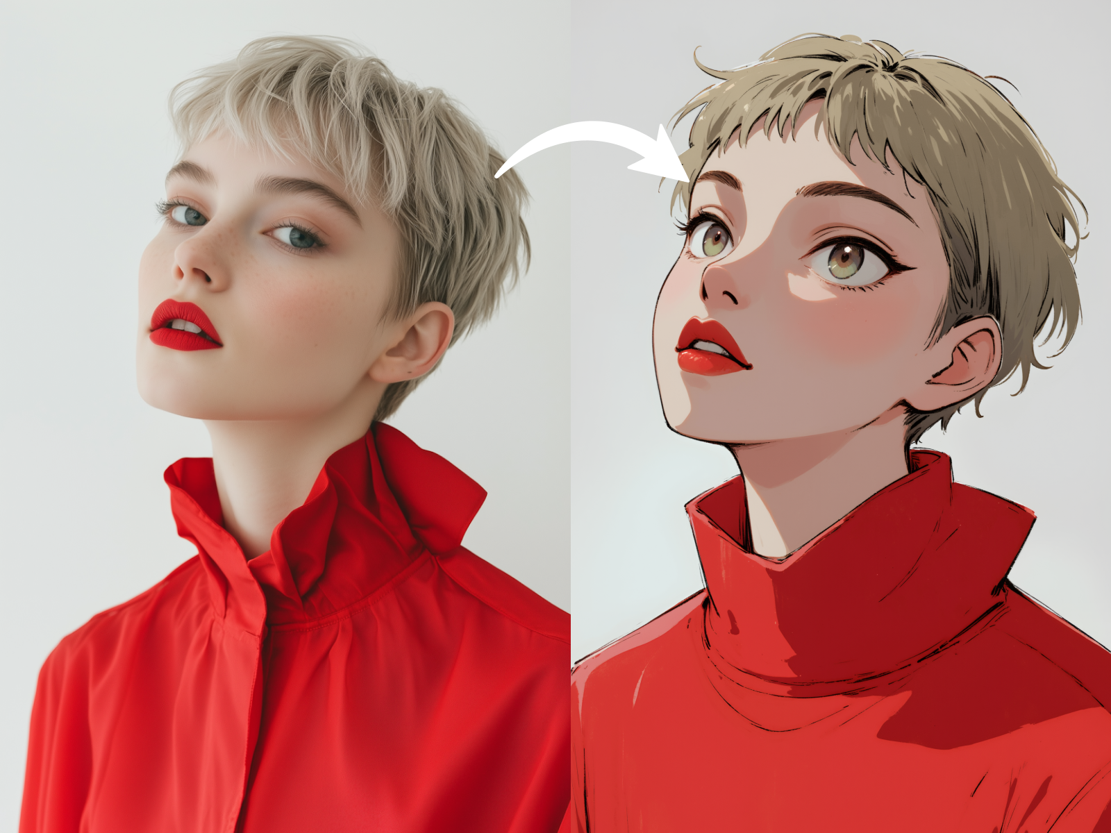 image to cartoon style