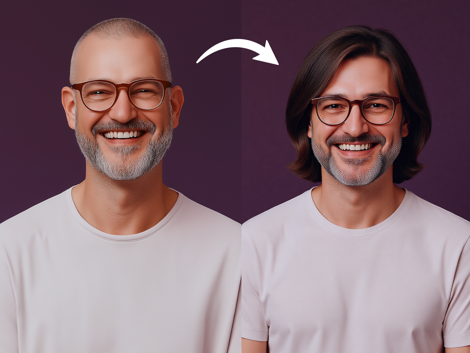 long hair filter for guys