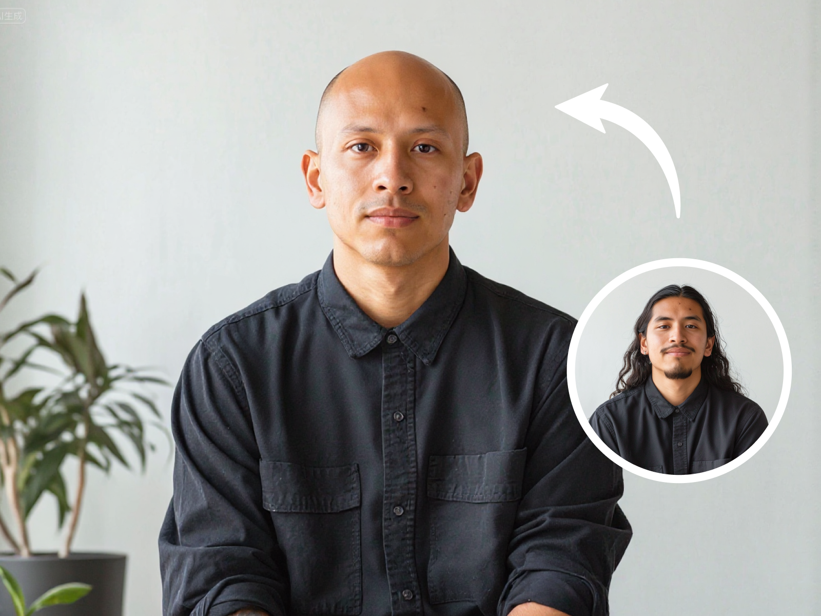 bald head generator