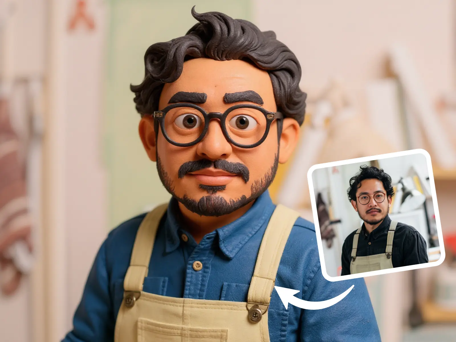 ai clay art style image generator