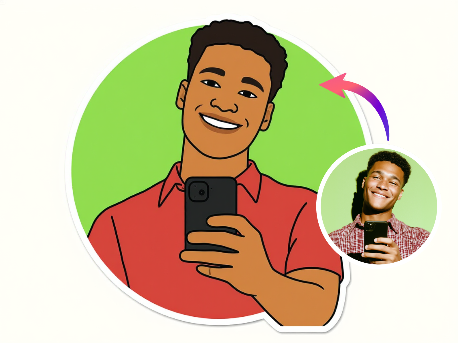 generate custom stickers with AI