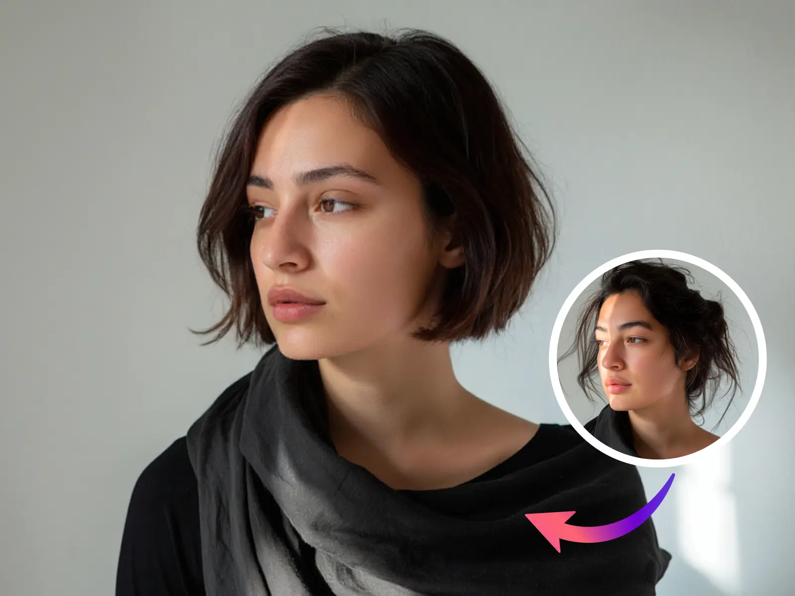 try out short hair