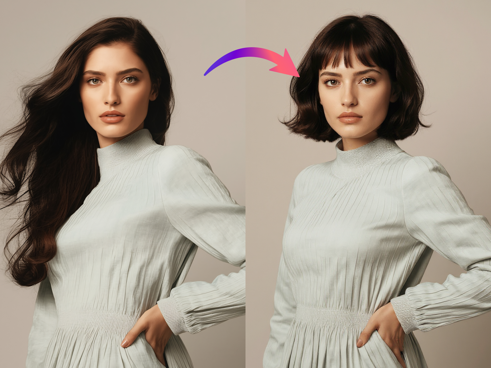 AI Short Hair Filter