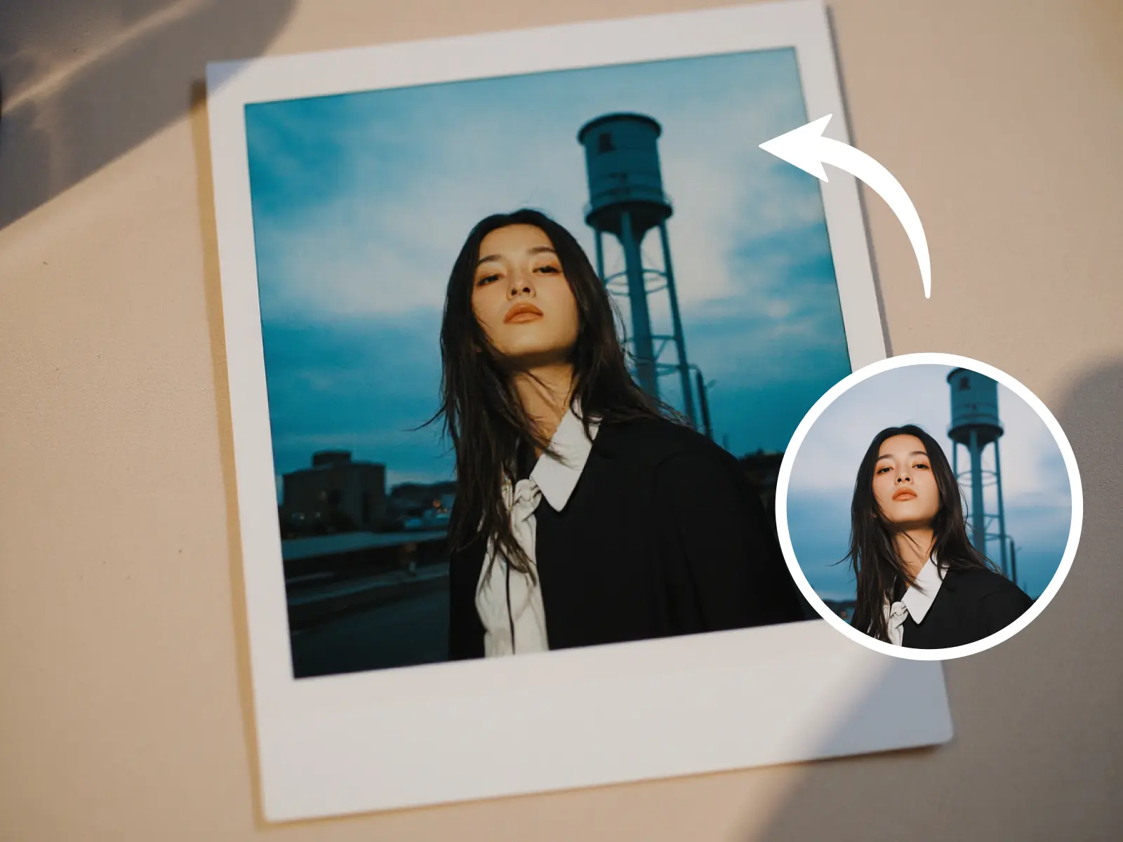polaroid photo generator