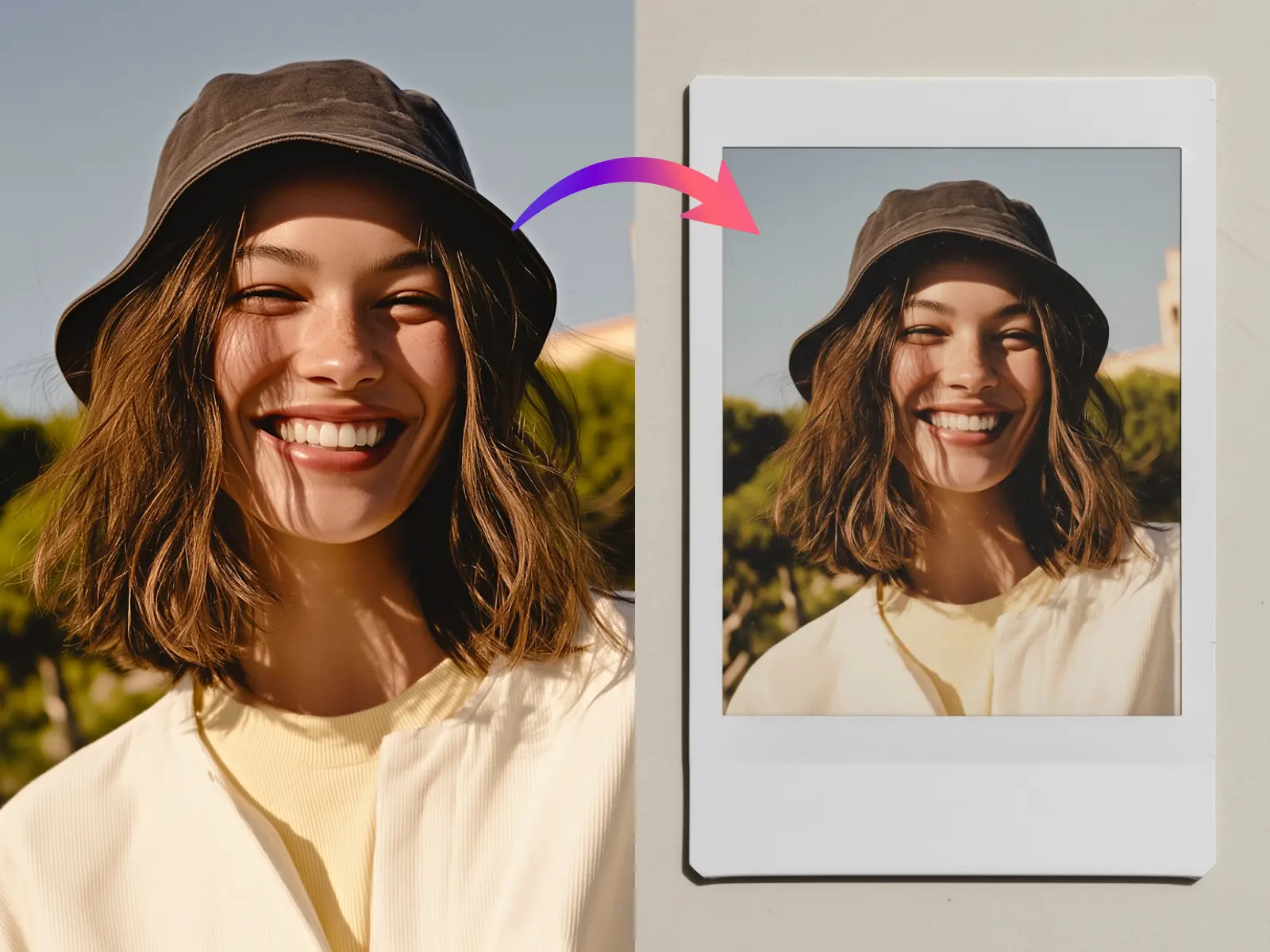 Polaroid Photo generator