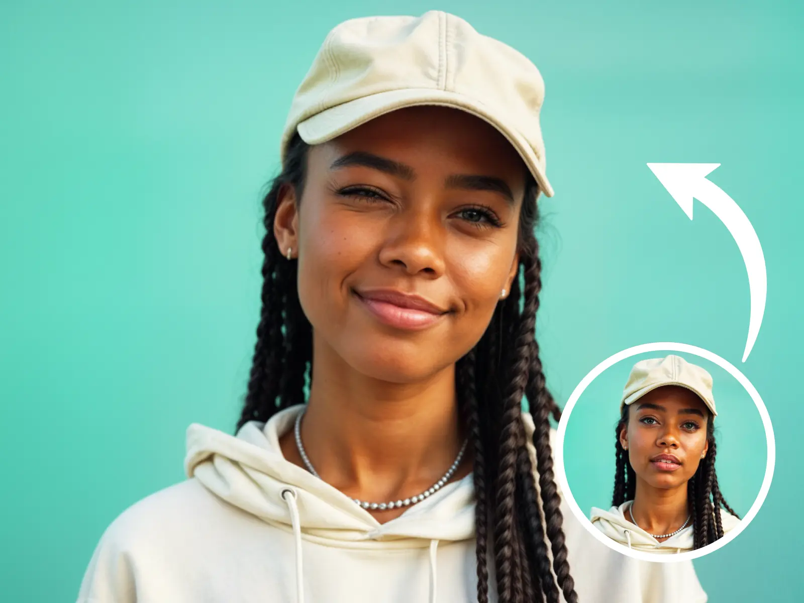 AI make your photo wink