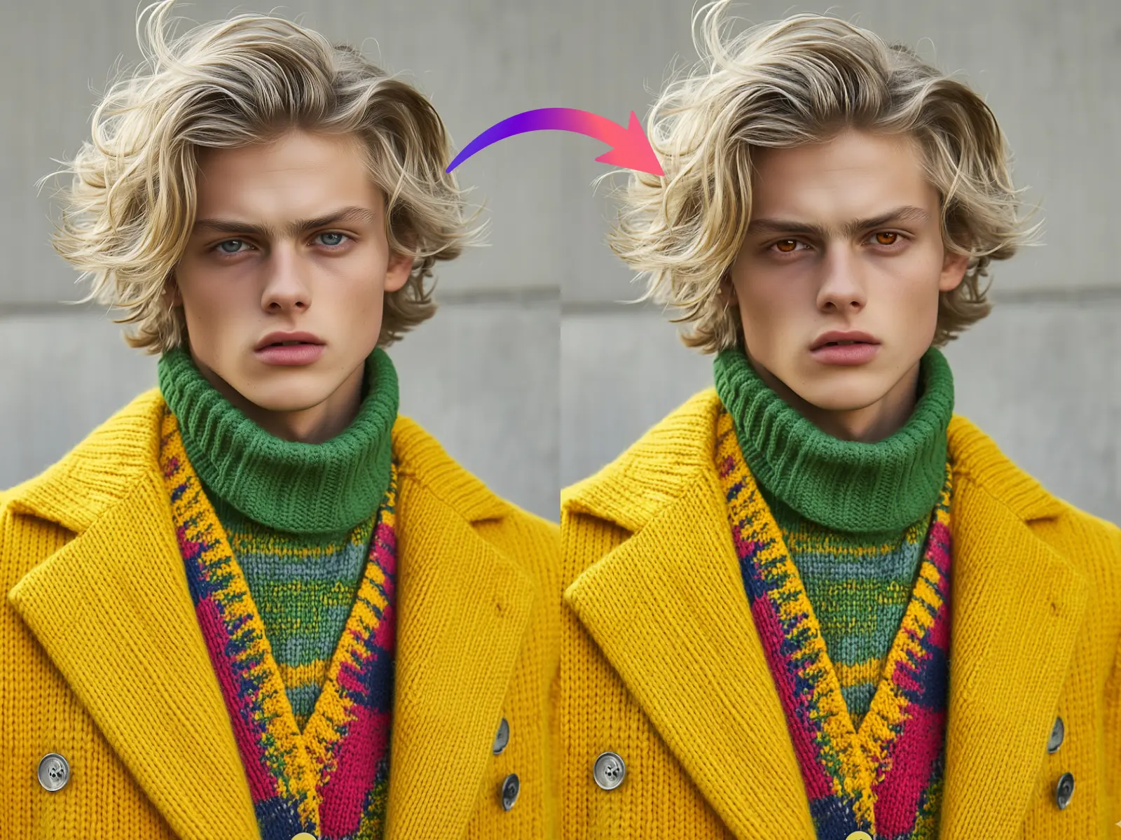 filter to change eye color