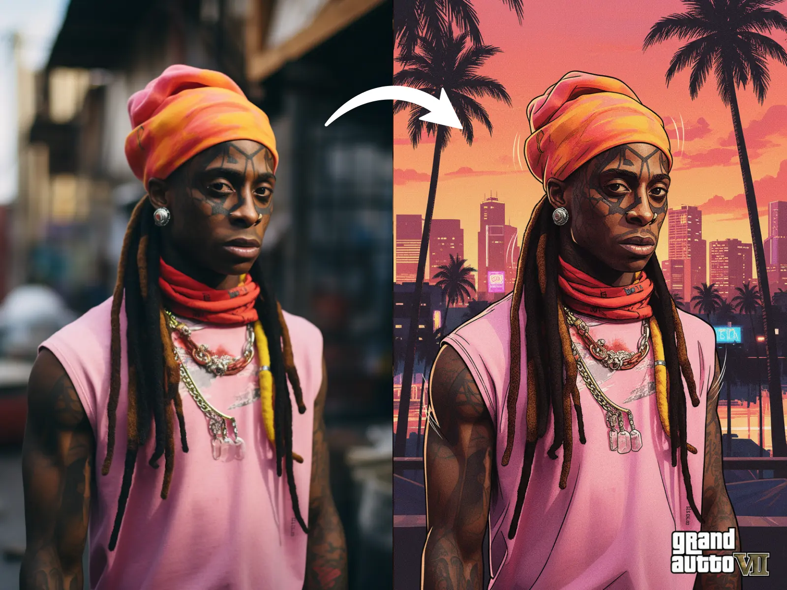 gta art style filter