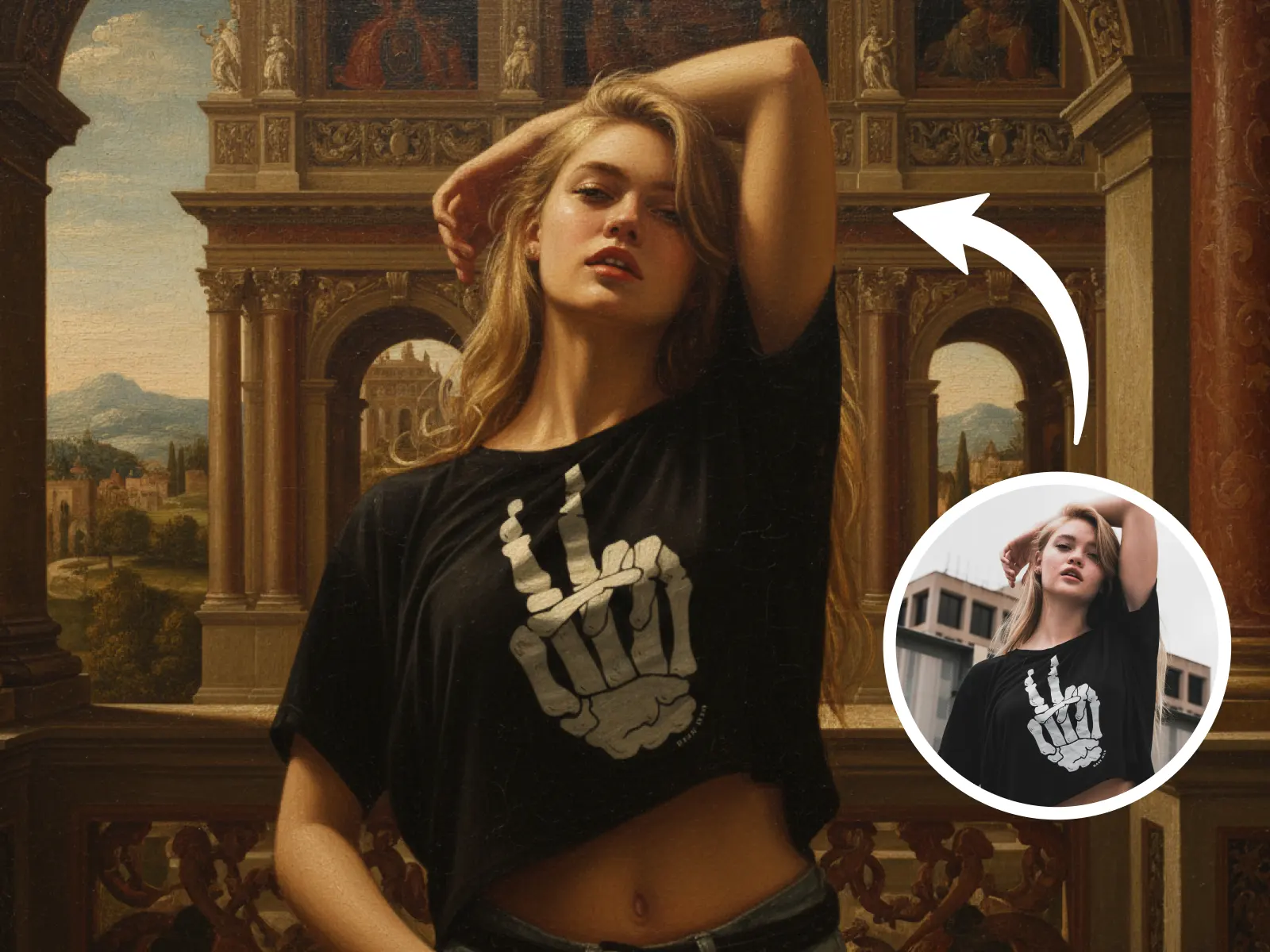 renaissance painting photo filter