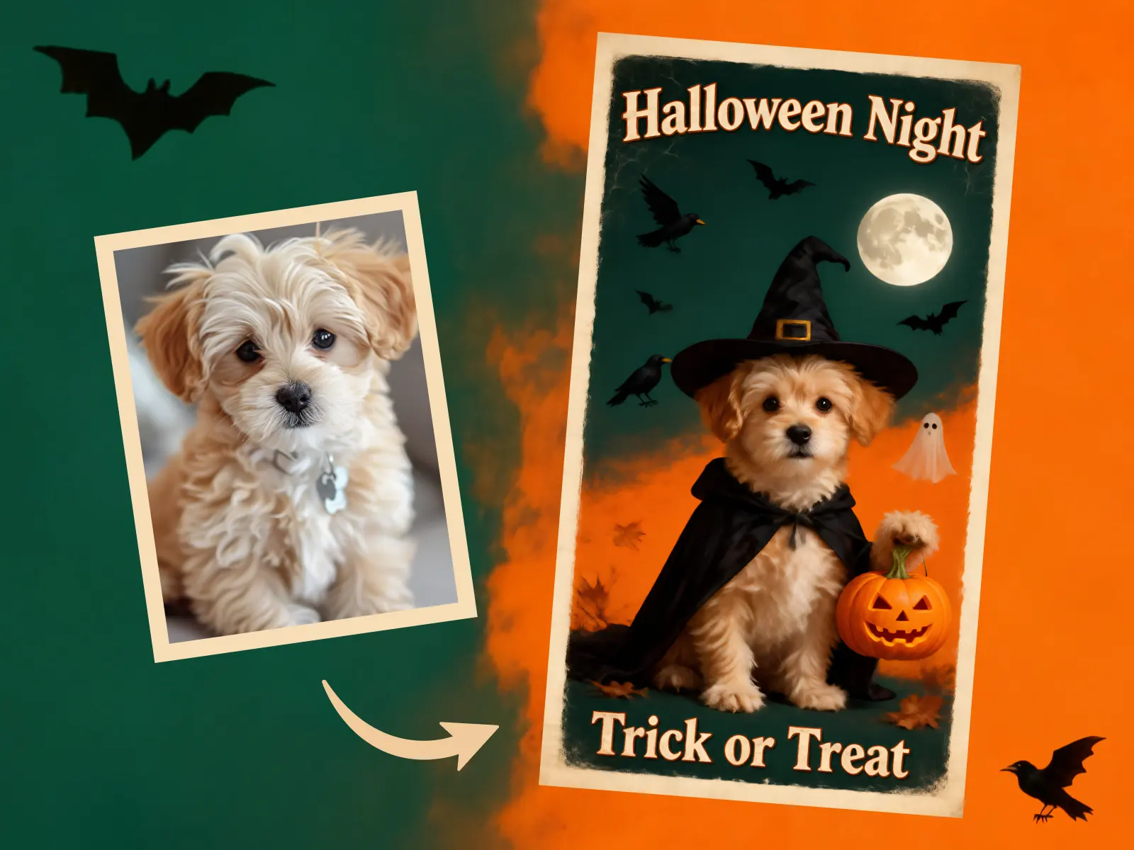  make a halloween poster