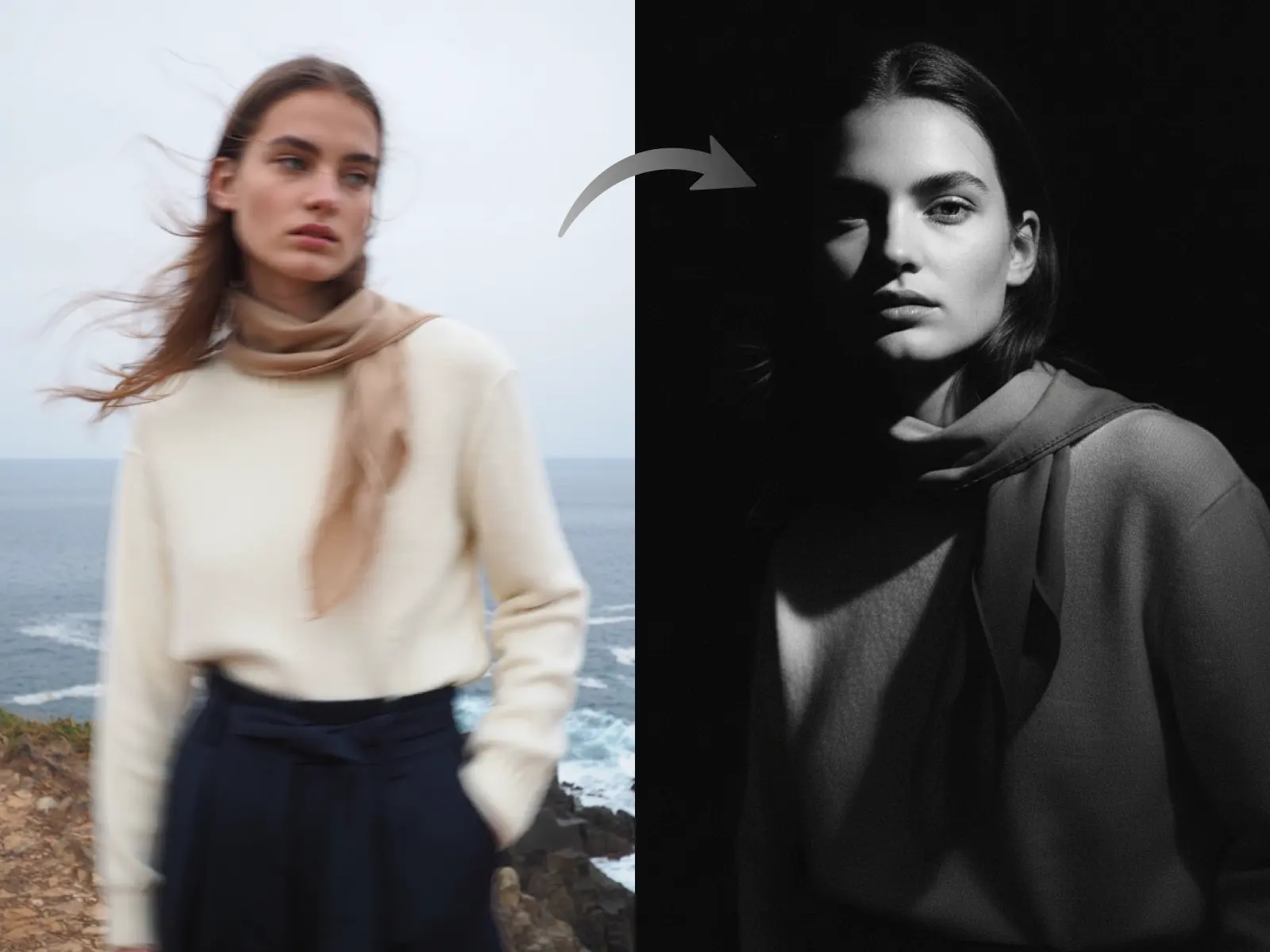  black and white portrait pictures