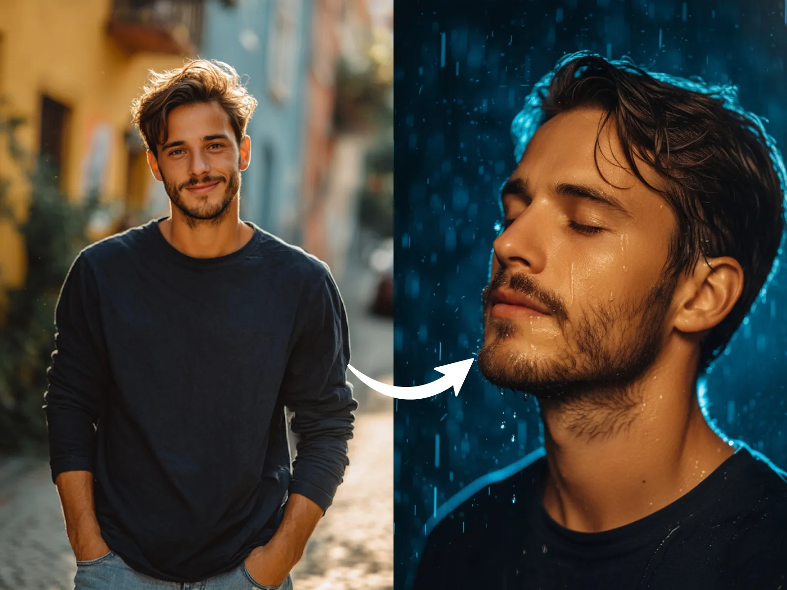 Gemini rain ai effect filter