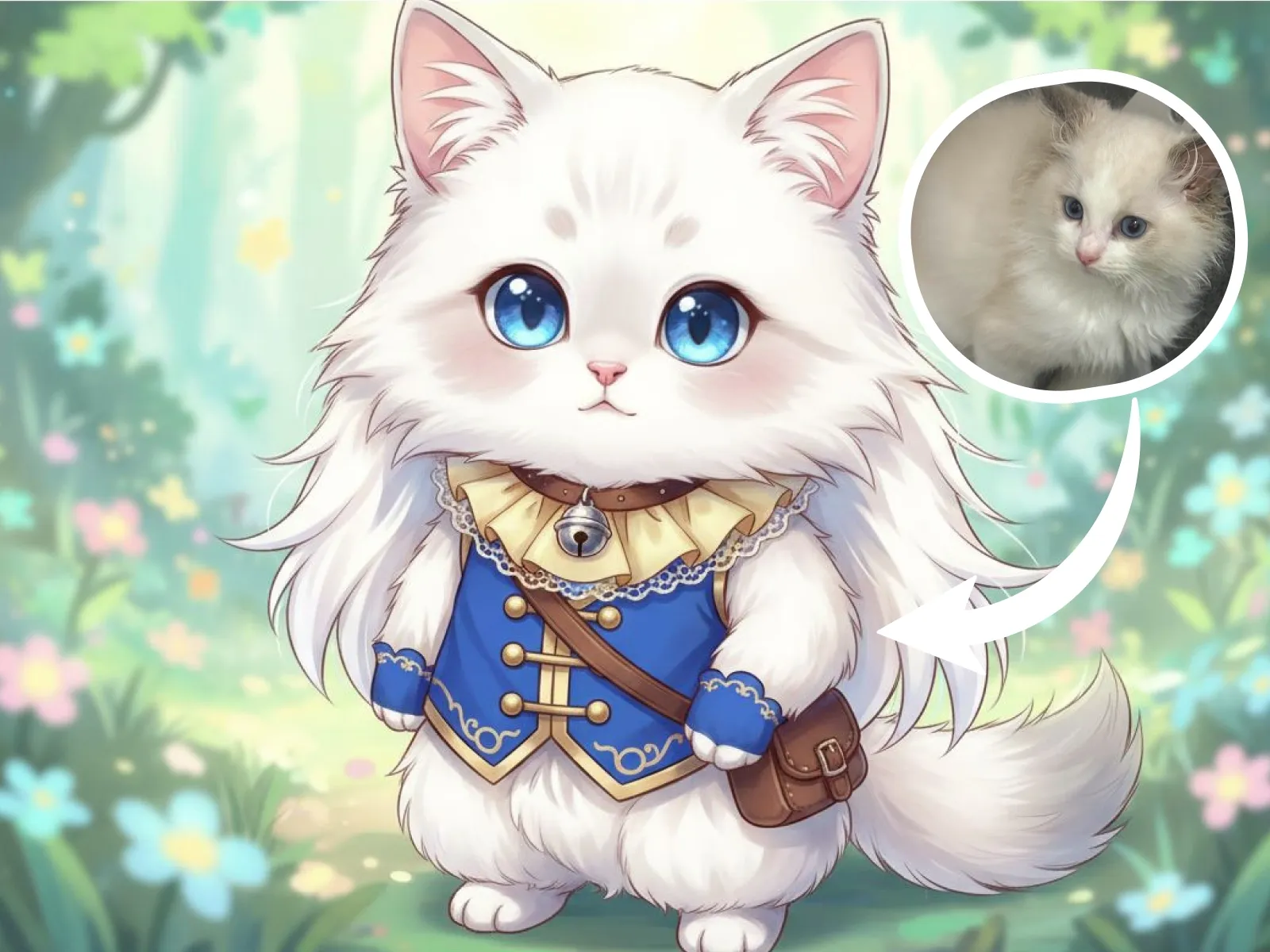  transform my cat into furry art character