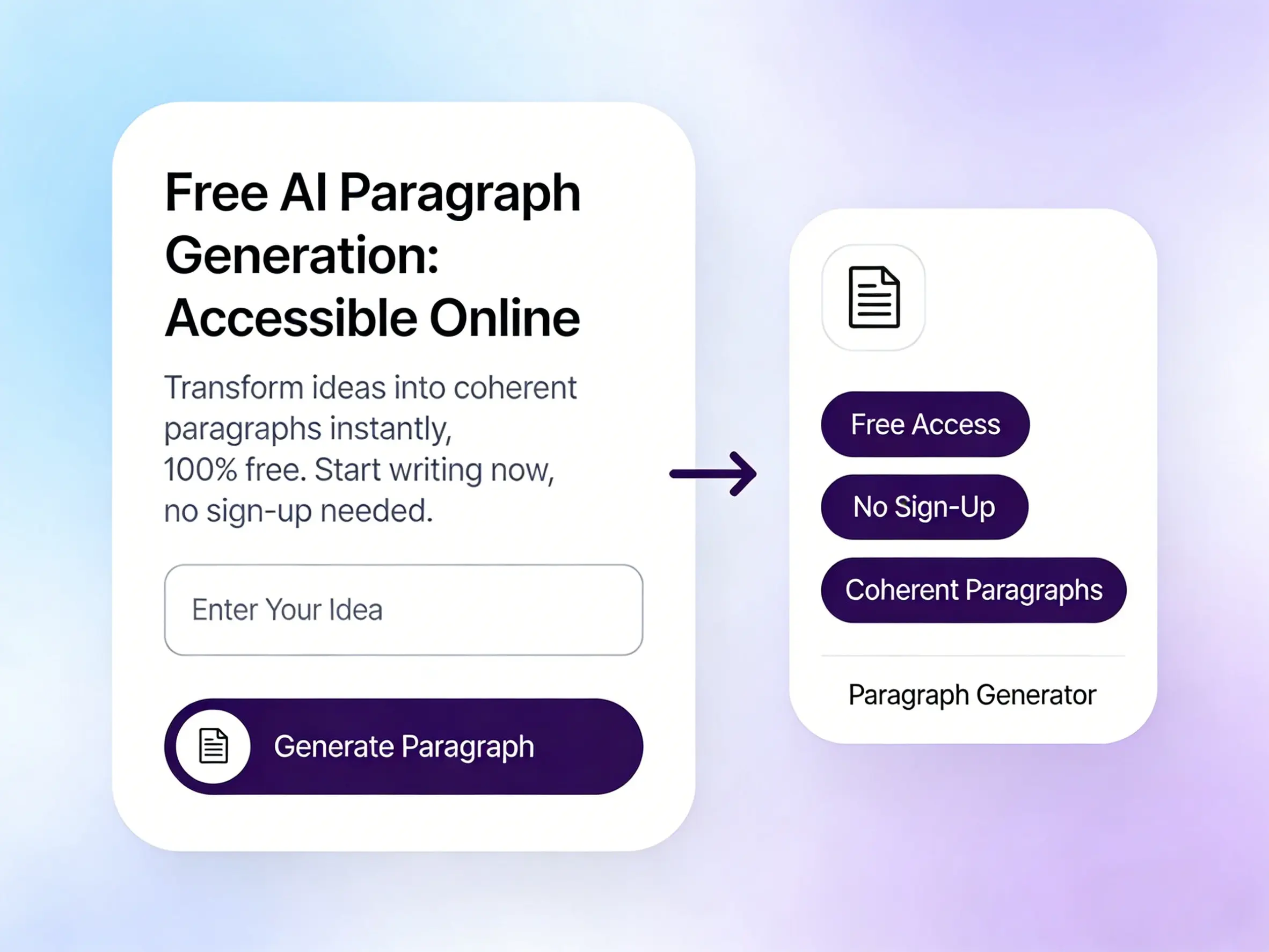 Text Paragraph Design AI Paragraph Generator Free: Instantly Create Any Text | AIAI.com
