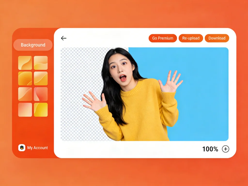 Multiple background color replacement displays