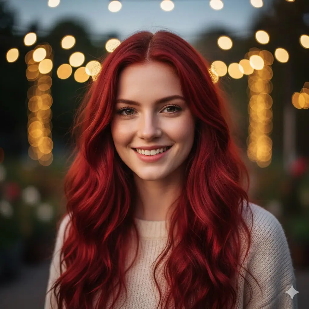 AI Red Hair Filter: Cherry & Dark Red Effects Online | AIAI.com