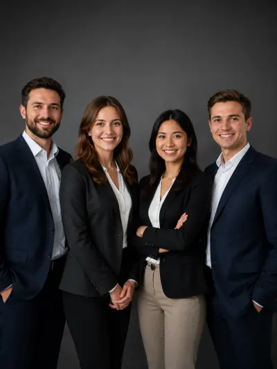 [PHOTO] portrait - Professional AI generated headshot. Style: Studio lighting, sharp. Color: brand.