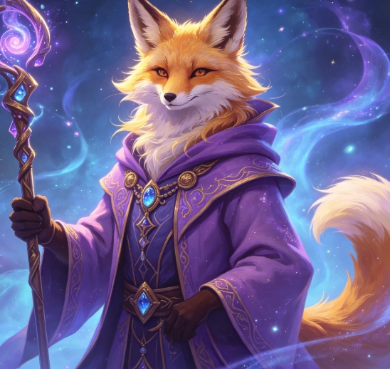 Fox head wizard body swap.
