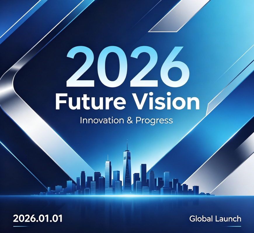 2026 Future Vision tech launch poster