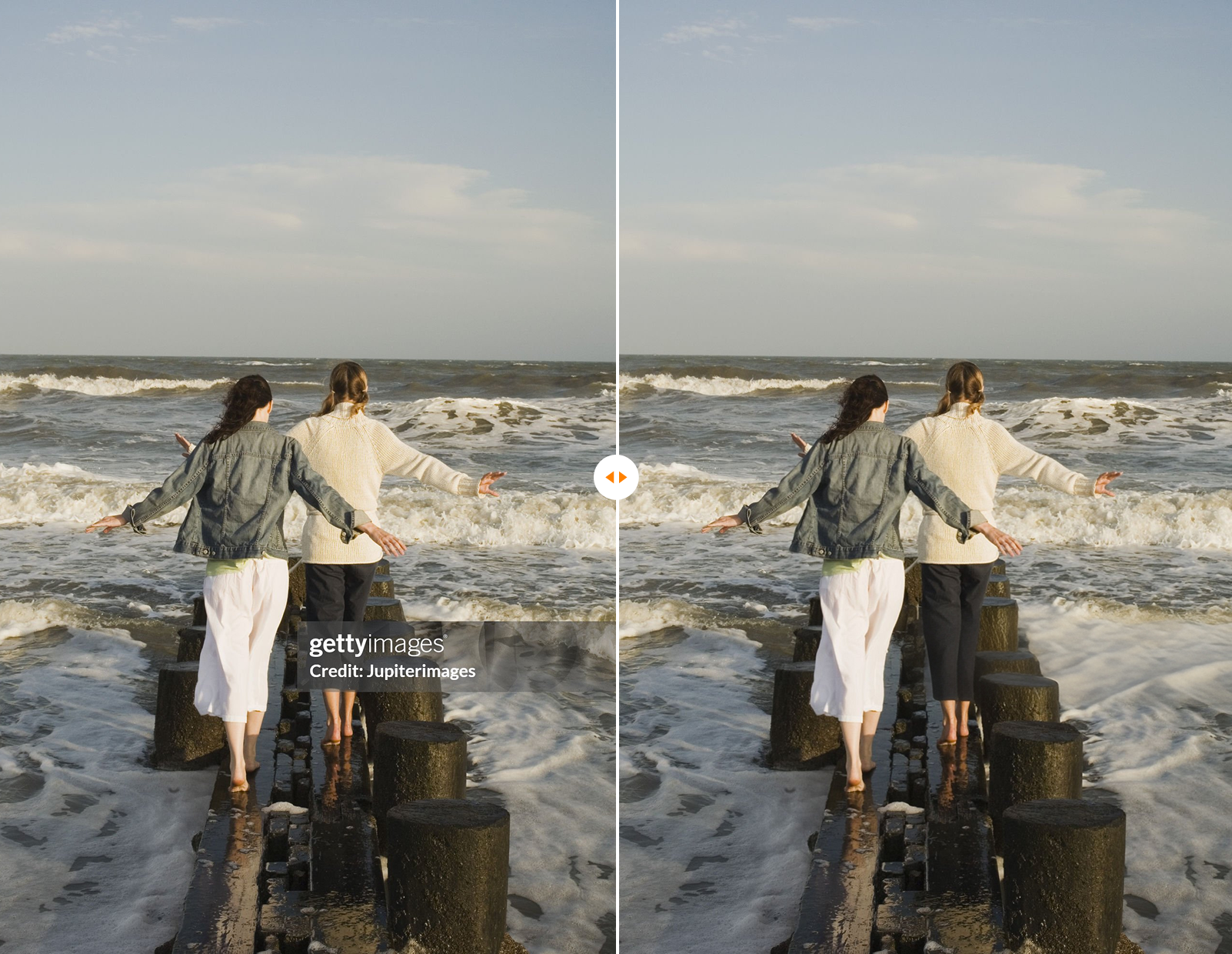 Advanced Getty Watermark Remover - AI Powered Comparison