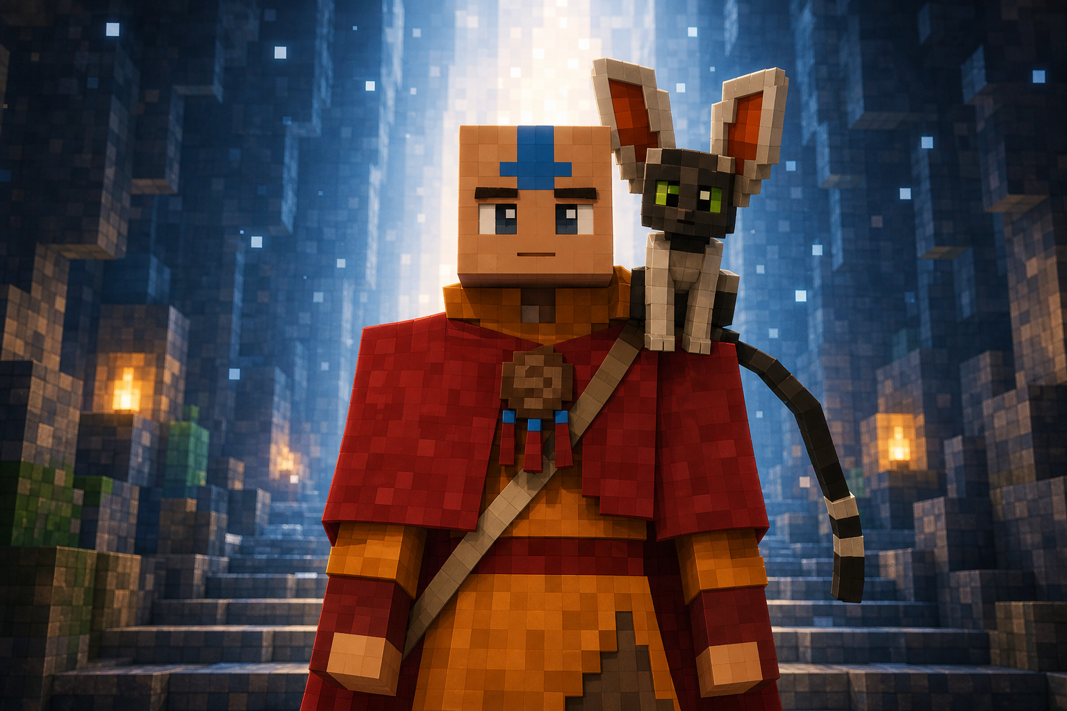 Avatar fantasy adventure style Minecraft Skin Generator