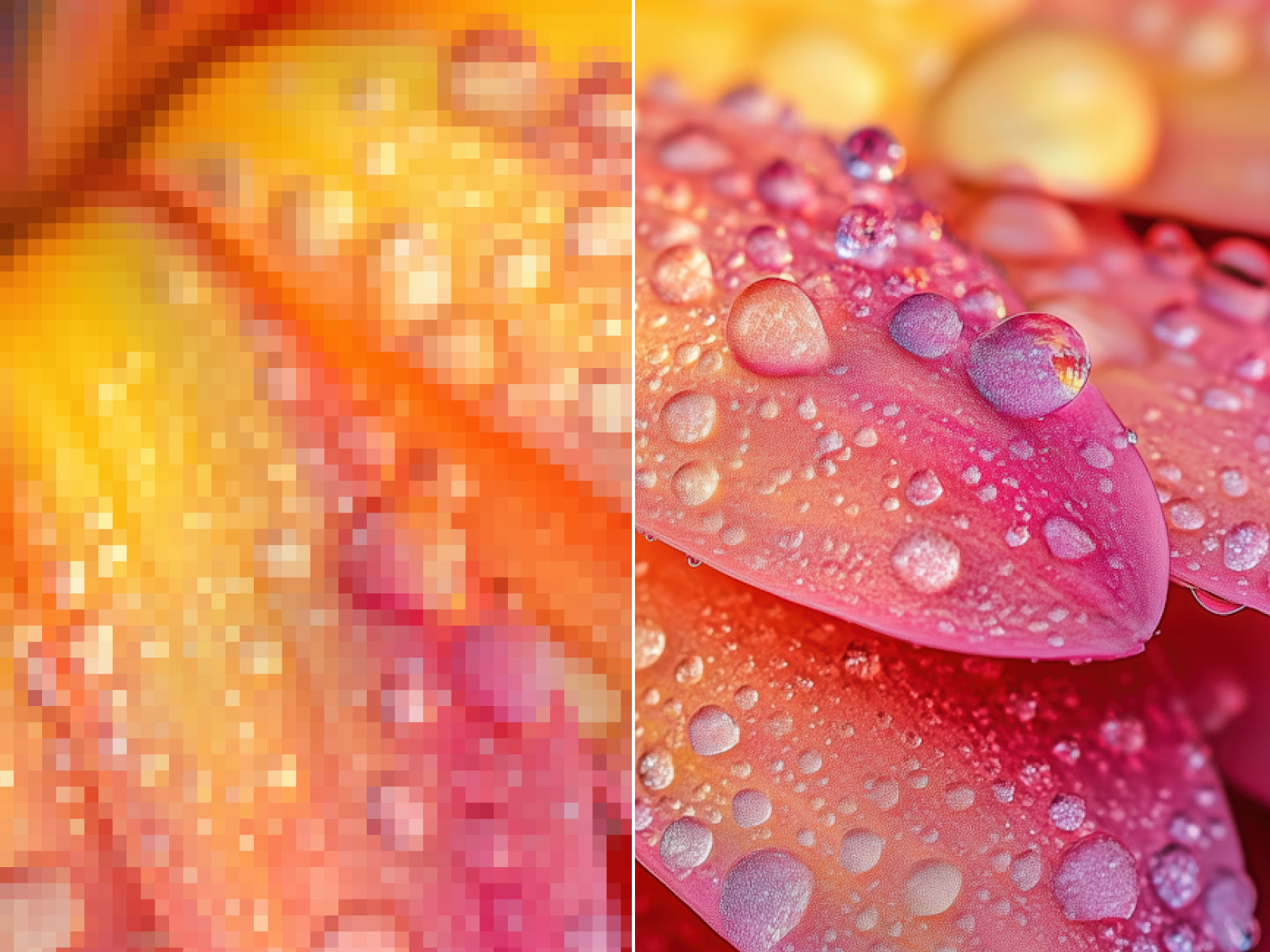 4K image enhancer upscale preview