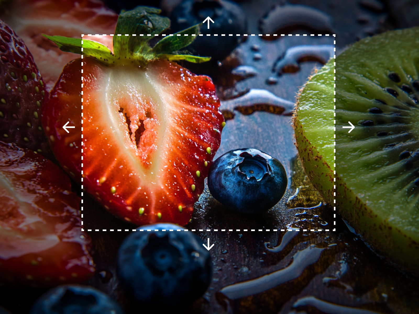 High resolution output from AI image extender