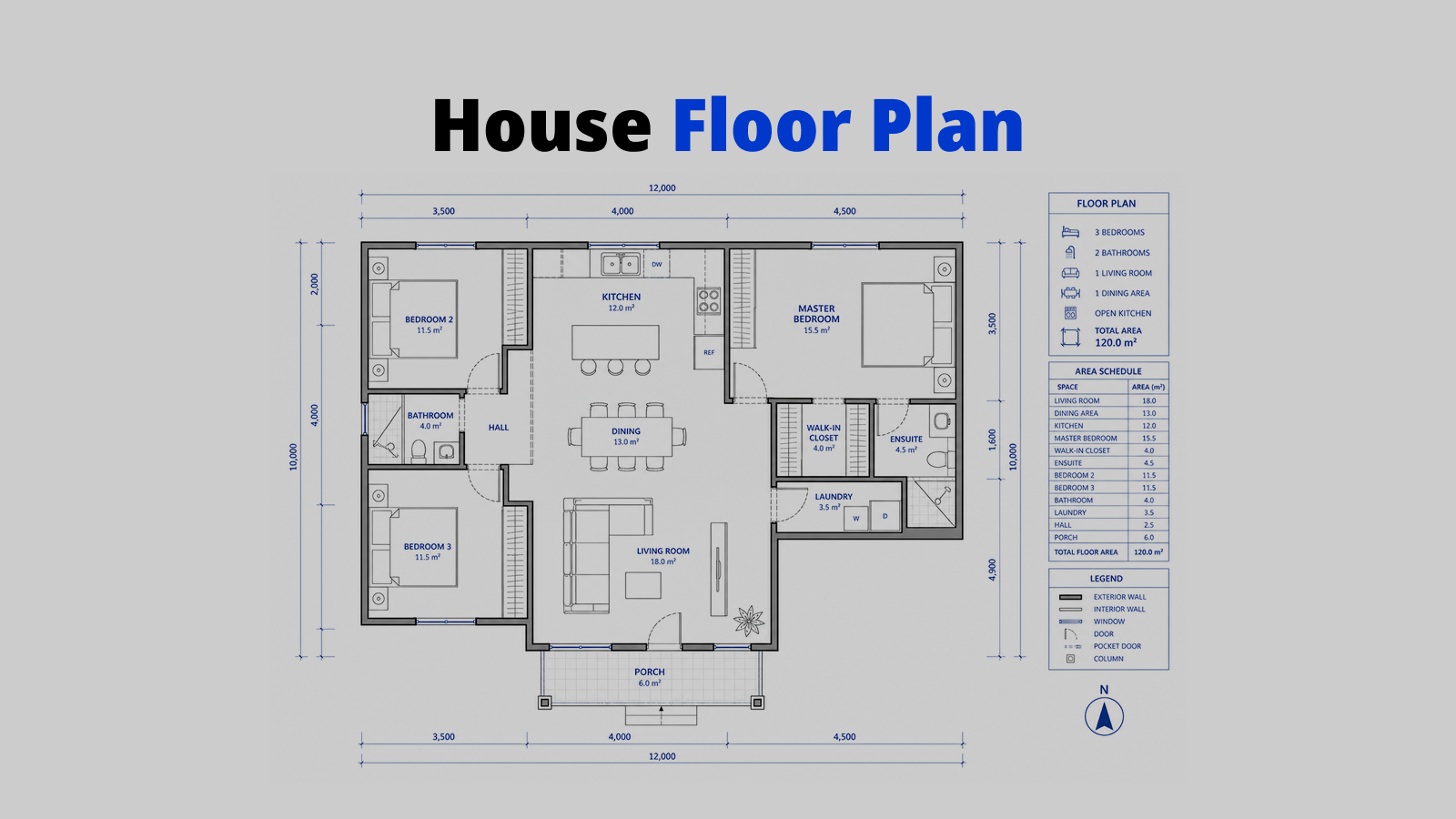 AI-generated effect of House Floor Plan