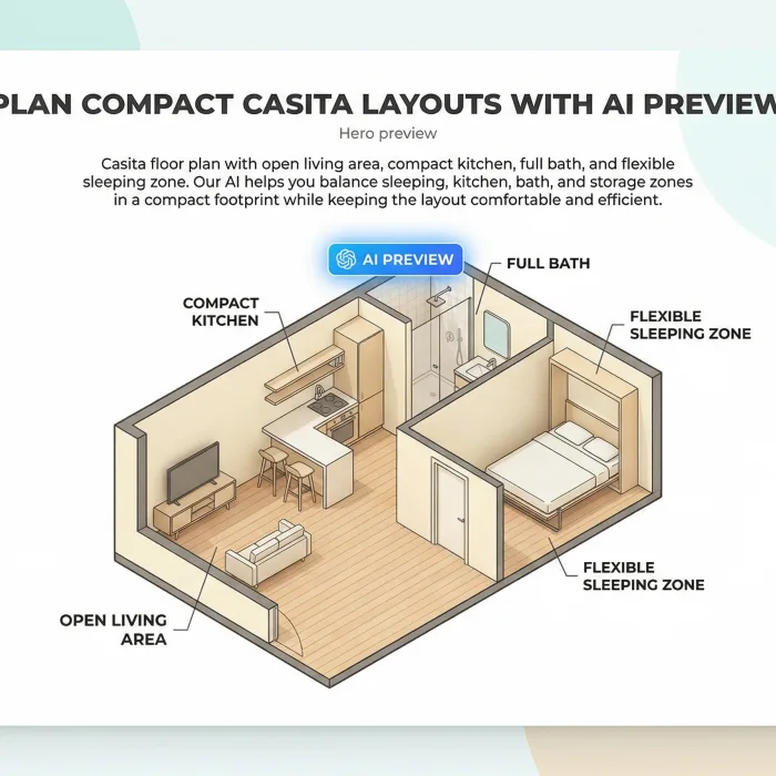 Casita plan visualization