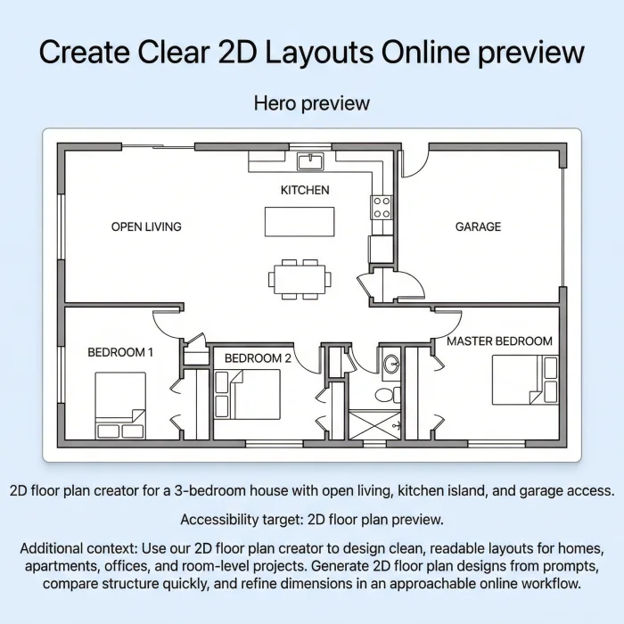 2D floor plan preview
