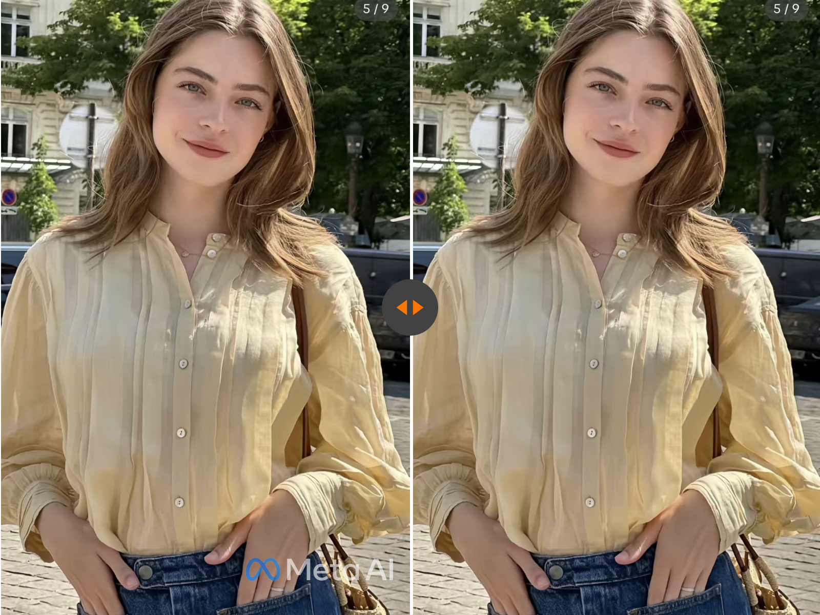 Meta AI watermark cleanup example