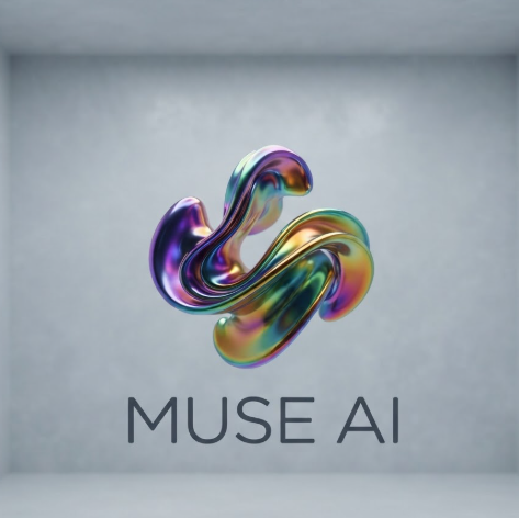 A backlit orange brain silhouette and "COGITO AI" wordmark on a marble wall.