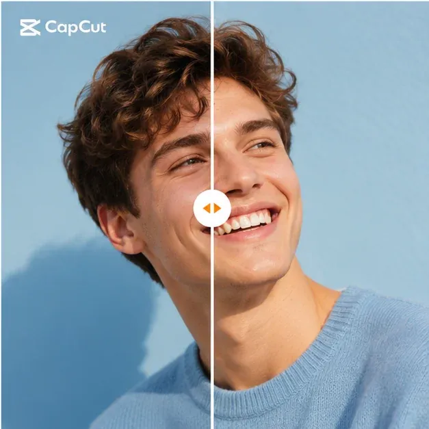 CapCut pro export mark on a portrait video frame before removal