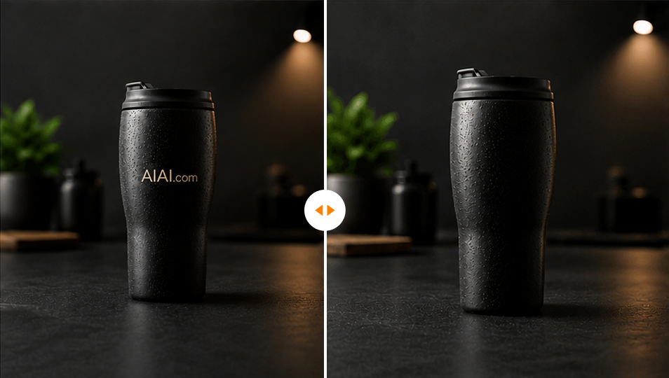 Manual brush selection in the AIAI.COM AI logo remover