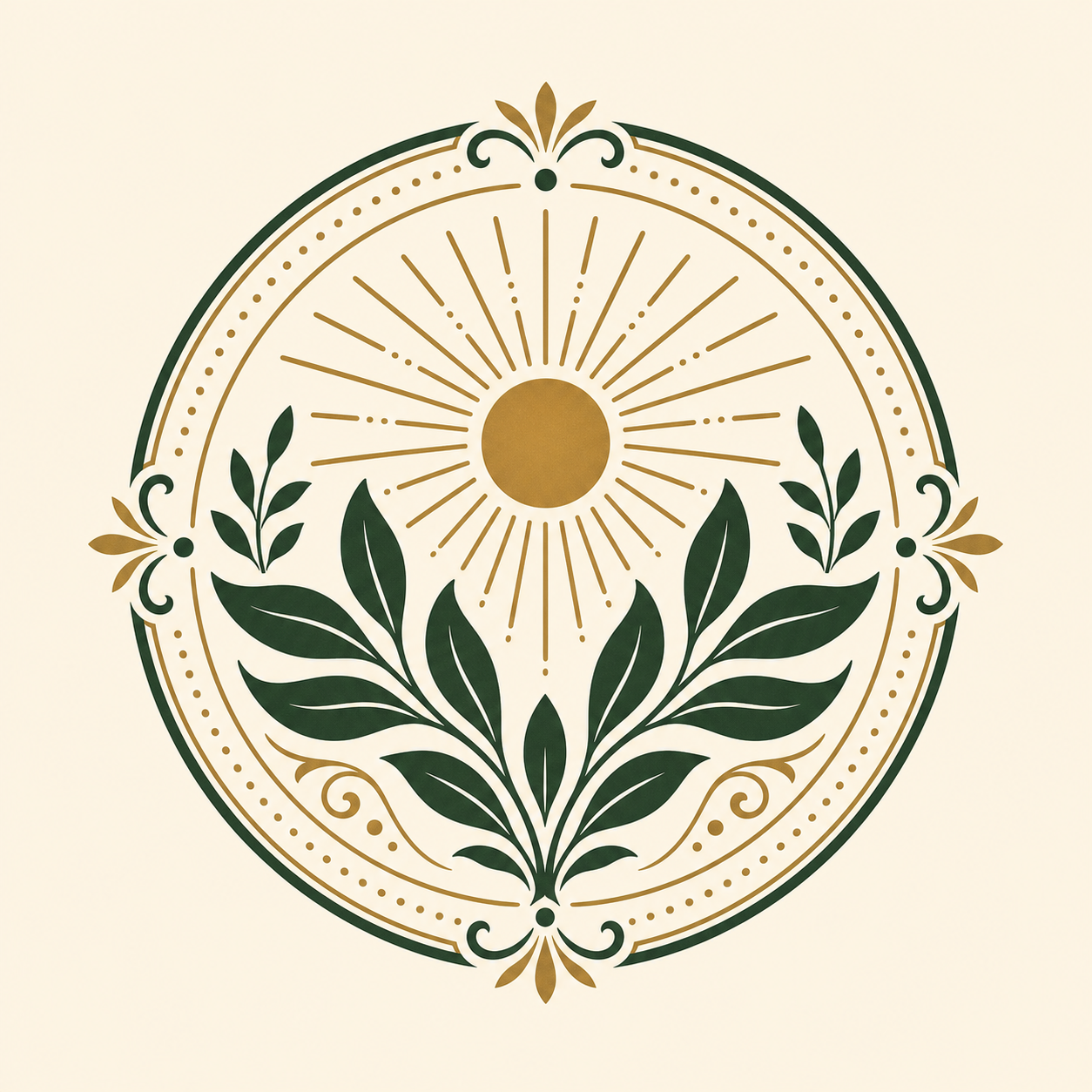 Vintage badge logo design with classic artisan details