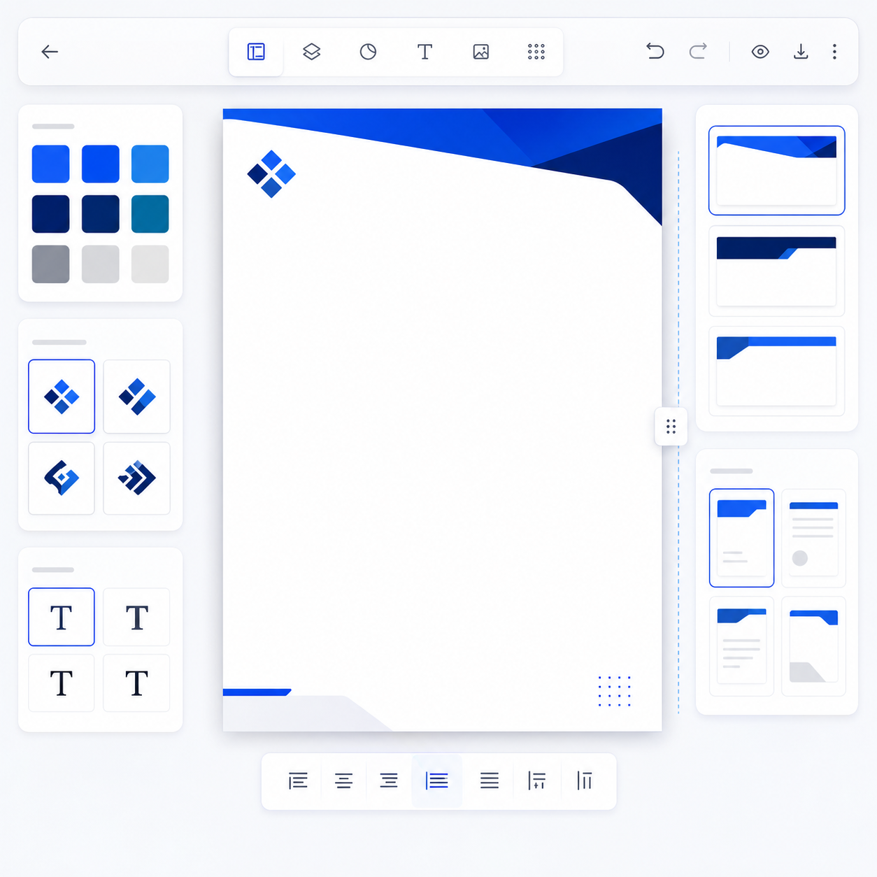 Editable Letterhead Layout