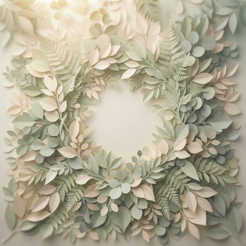 Green botanical wellness Facebook cover