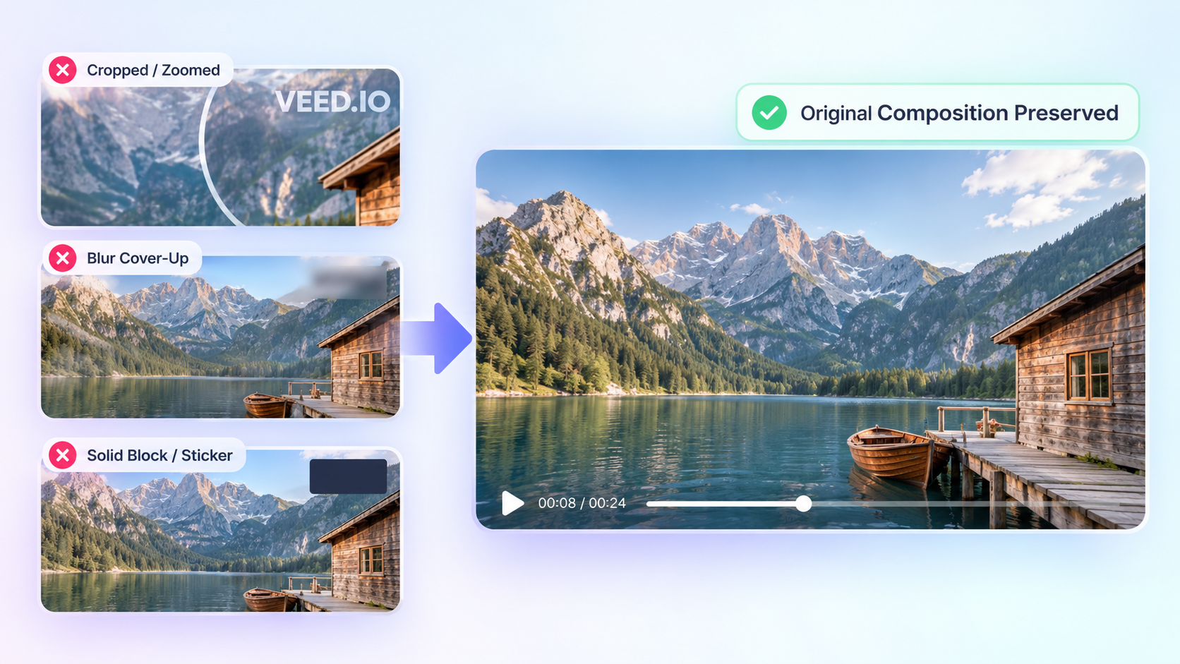 Original video composition preserved
