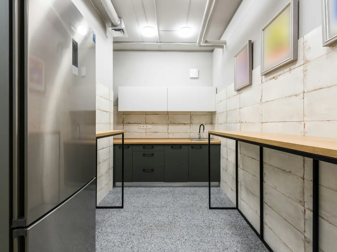 Basic laundry area before redesign