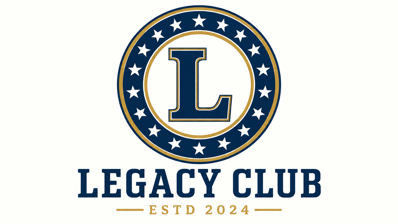 The classic circular Logo design of the American retro star-ring seal letter micrologo on a beige background