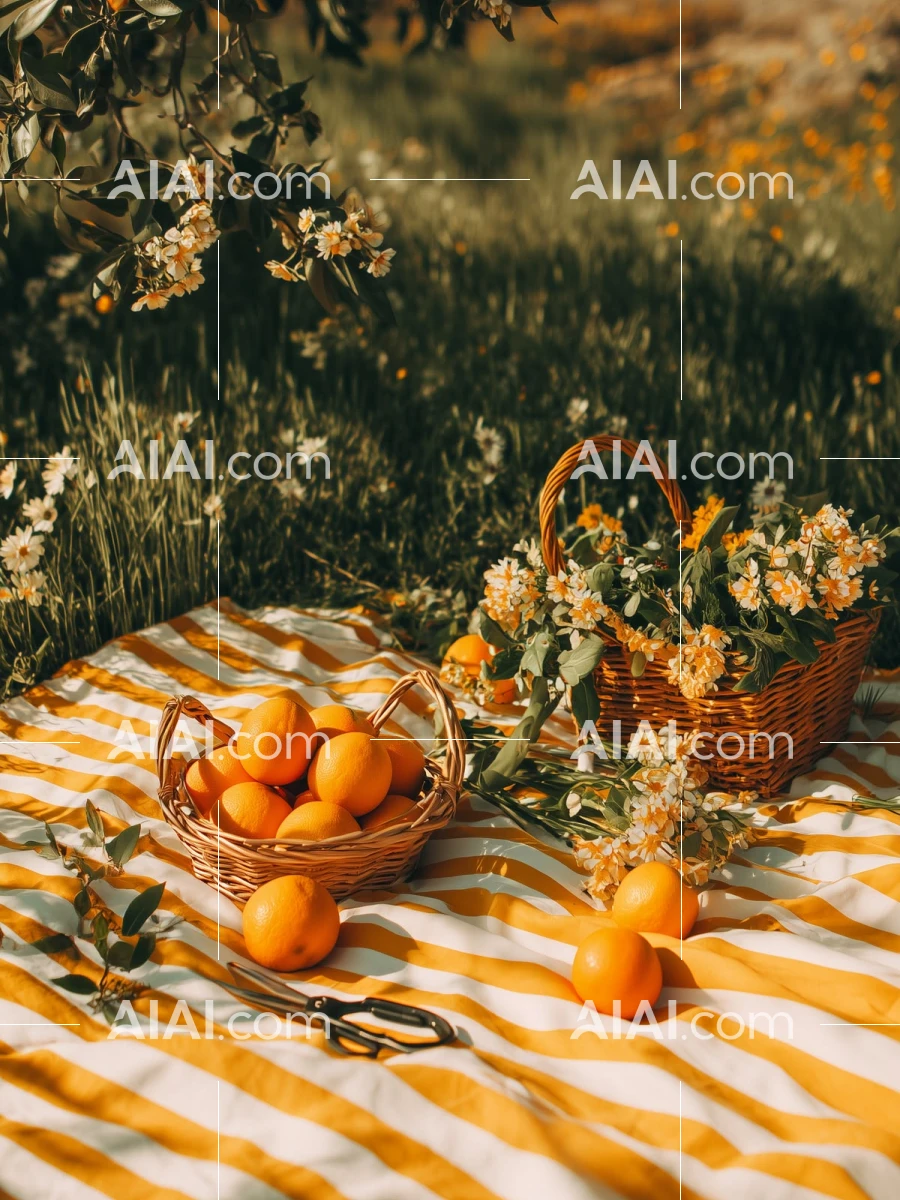 Watermark over a detailed scene