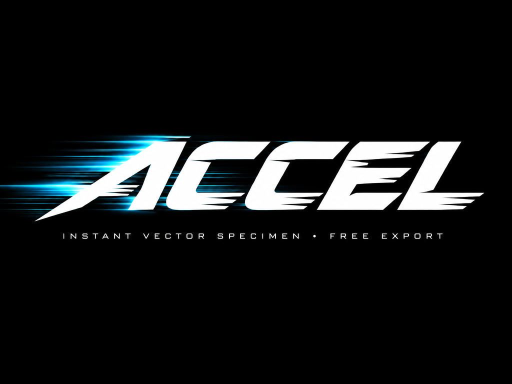 AI Ultra-fast Free Plain Text Logo Generator Concept Poster: Supersonic kinetic streamlined letters instantly freeze into high-definition vector wordmarks, vividly interpreting the theme of "Second-level delivery and free download