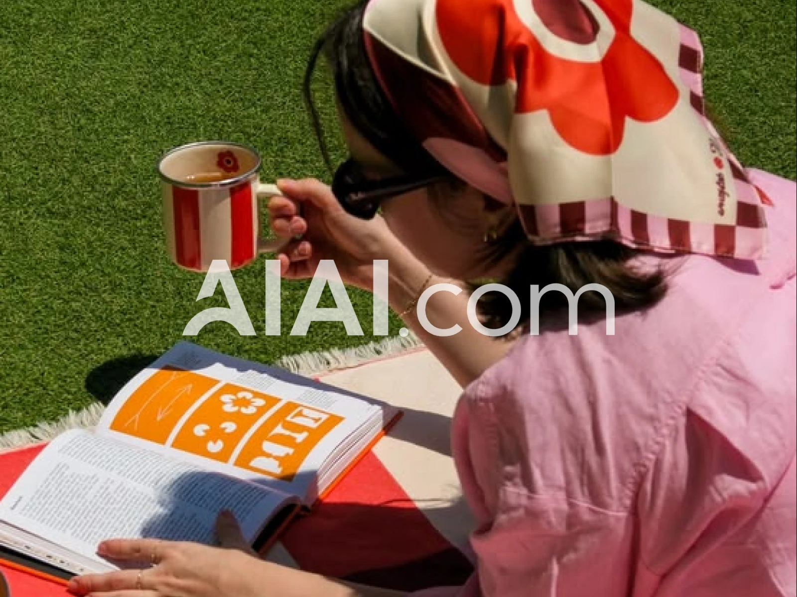 Example of a semi-transparent logo watermark