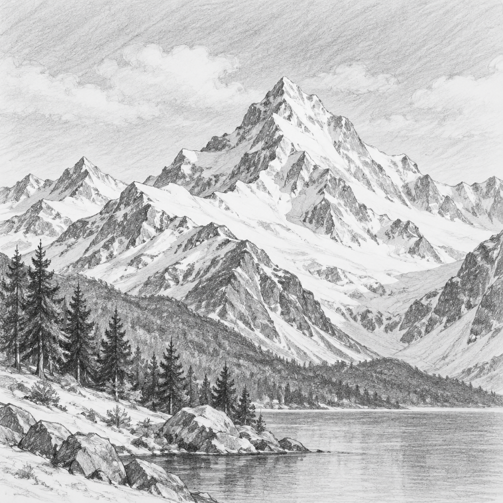 śnieżna góra